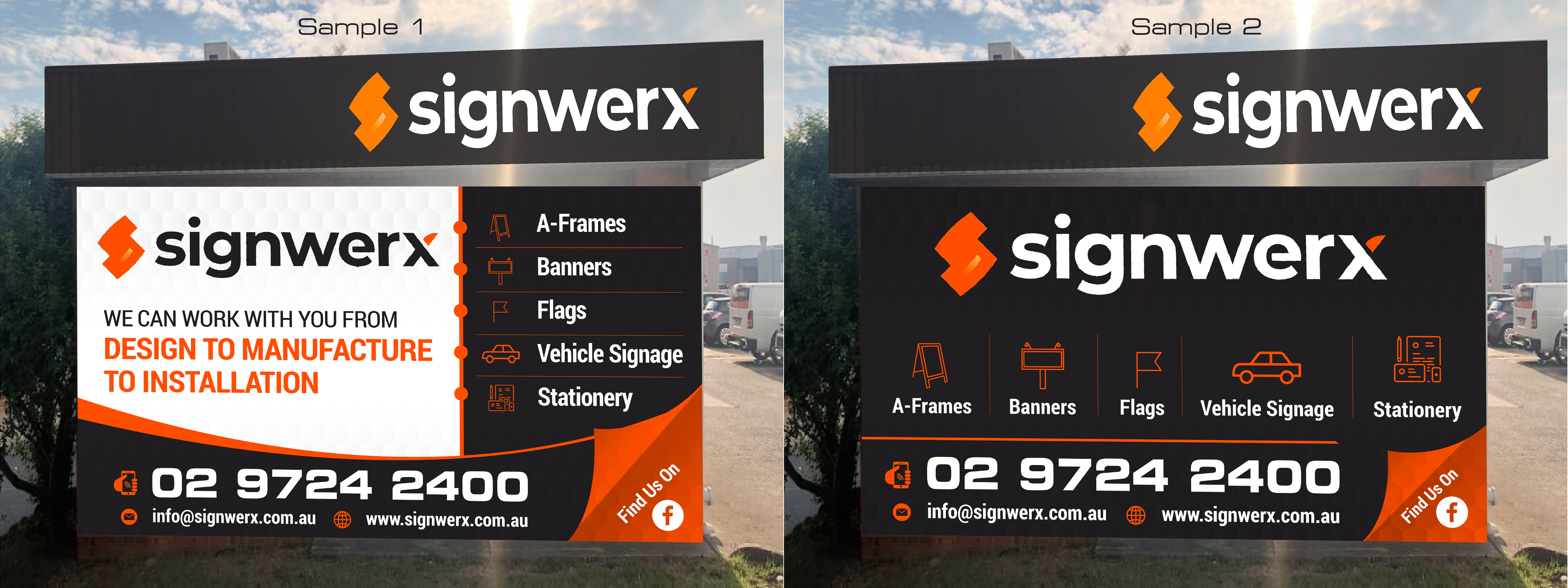 Diseño De Banner Publicitario por SAI DESIGNS para Signwerx | Diseño #25120263