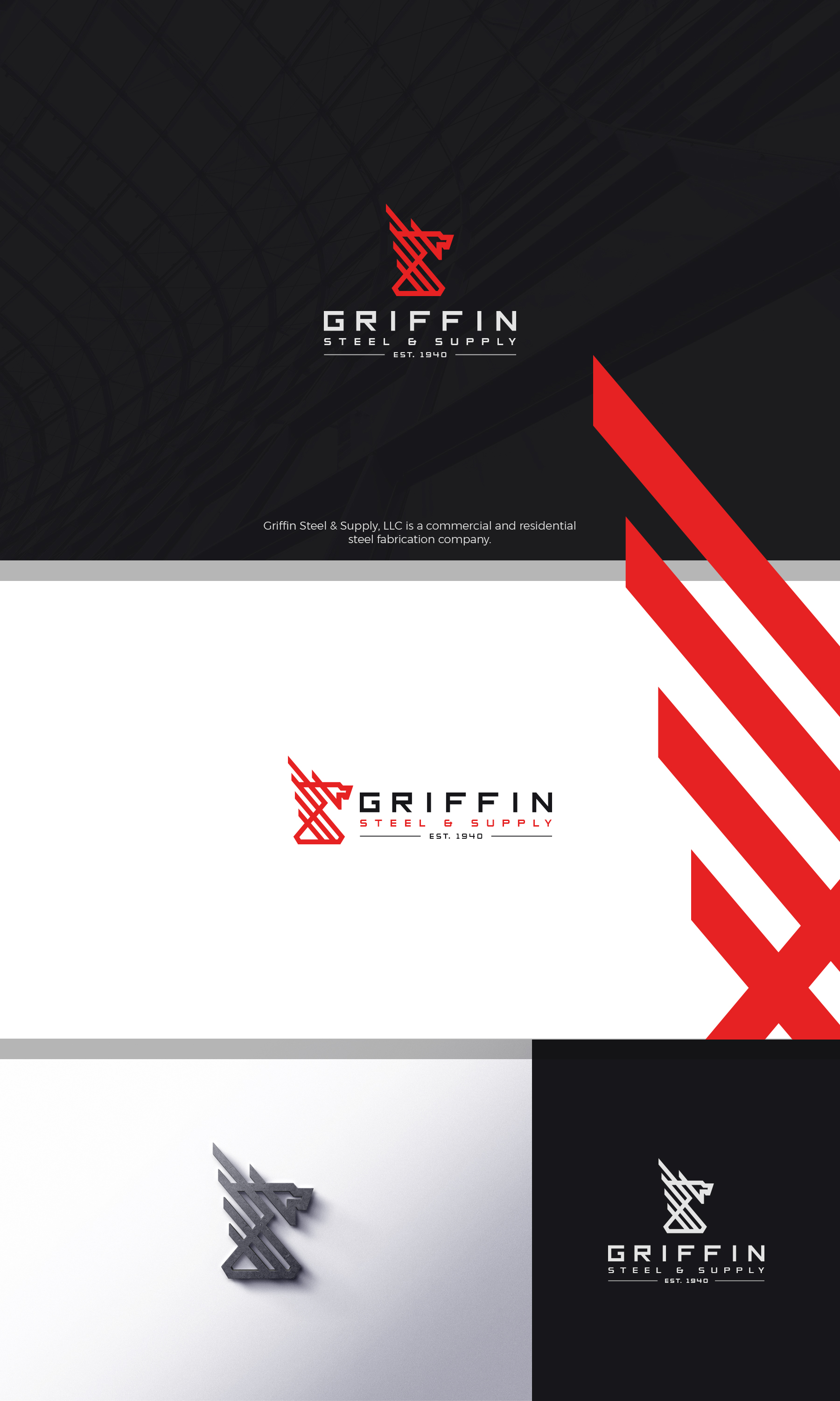 Diseño de Logo por JohnM. para Griffin Steel & Supply LLC | Diseño #25092312