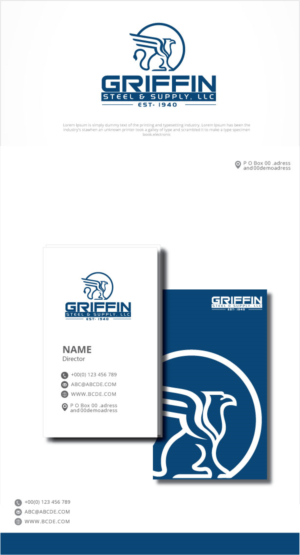 Logo Design by graphicevolution for Griffin Steel & Supply LLC | Design: #25092780