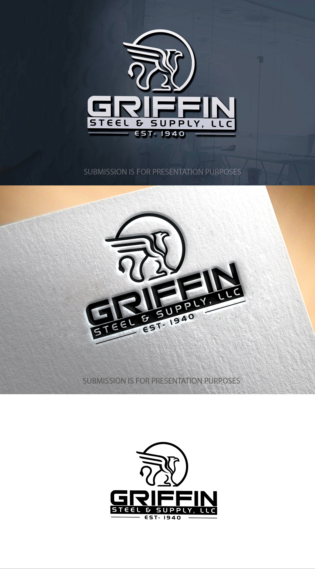 Logo Design by graphicevolution for Griffin Steel & Supply LLC | Design #25092782