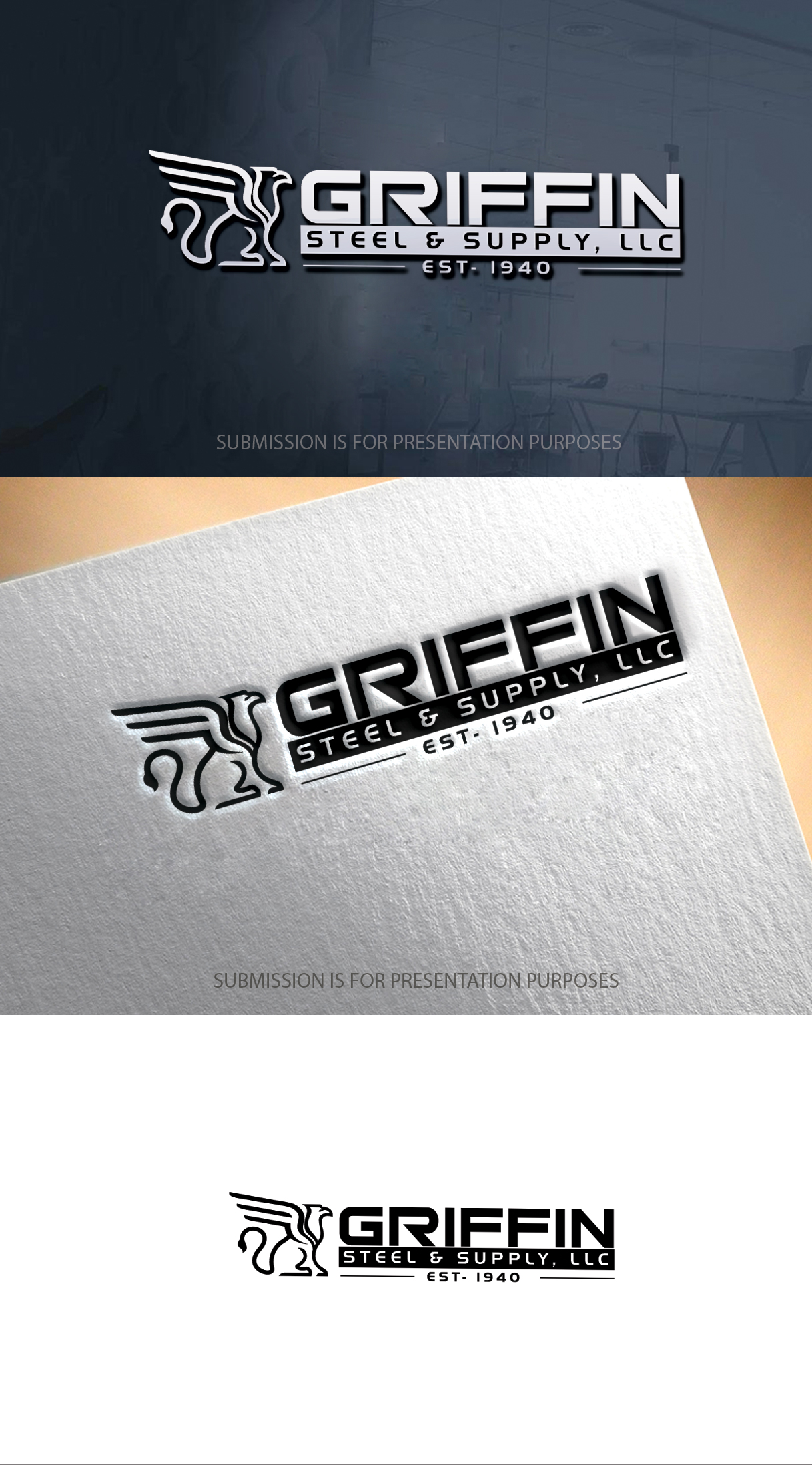 Logo Design by graphicevolution for Griffin Steel & Supply LLC | Design #25092783