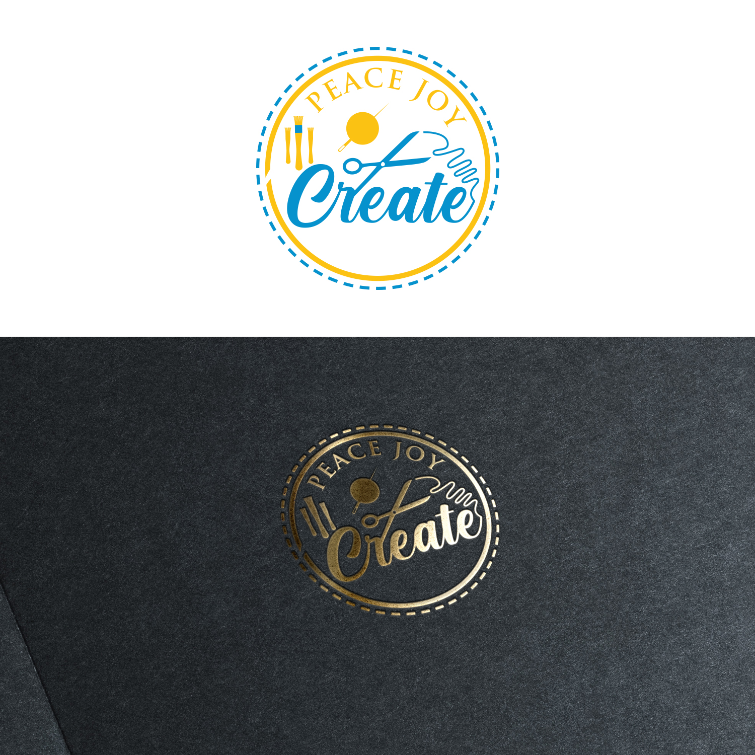 Logo Design by Maxo-Biz for One Crafty Quilter DBA StitchCraft | Design #25121852