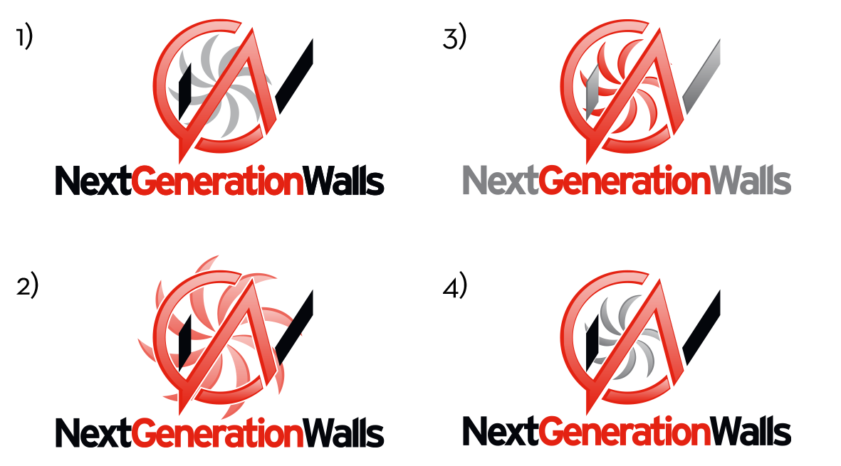 Logo Design by trufya for Next Generation Walls | Design #25106861