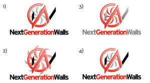 Logo Design by trufya for Next Generation Walls | Design: #25106861