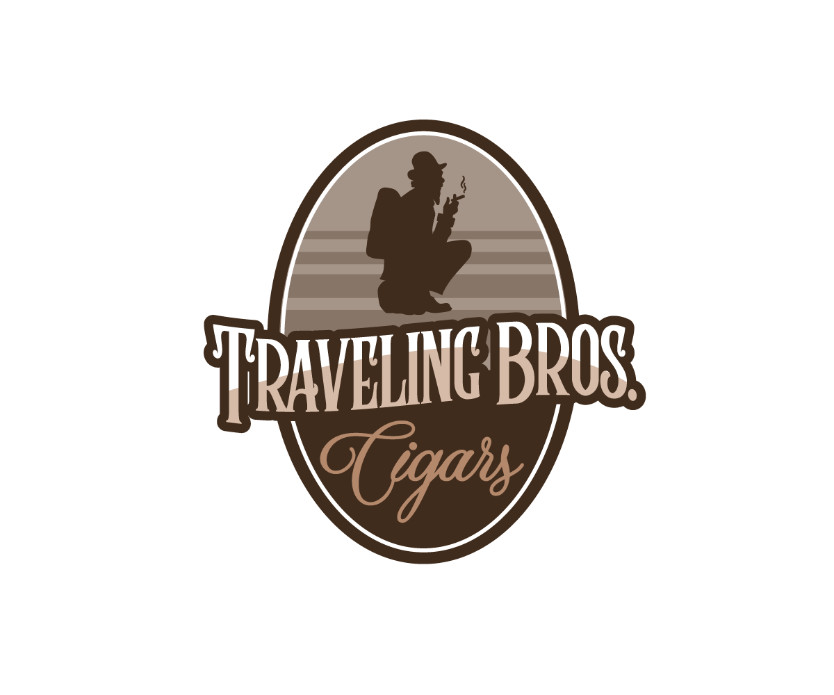 Logo Design by Buck Tornado for Traveling Bros Cigars  | Design #25116848