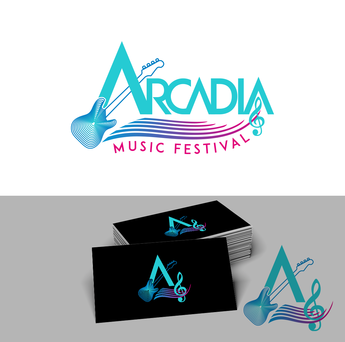 Logo Design by trufya for Arcadia Music Group | Design #25102419