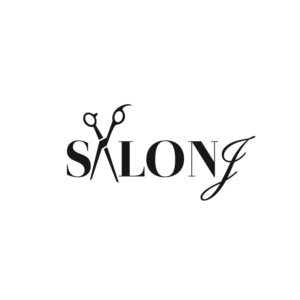 Salon J  (with a scissors in place of the letter 'a' pointing straight down) | Logo Design by ThiagoB