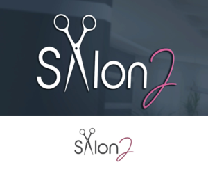 Salon J  (with a scissors in place of the letter 'a' pointing straight down) | Logo Design by GoodTimes$$$