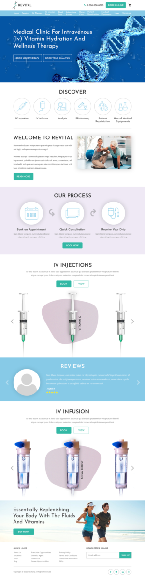 WEBSITE & LOGO  for MEDICAL CILINC | Diseño Web por Starlyn DS