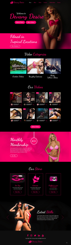 Web Design by pb for DevanyDesire.com | Design: #25116888