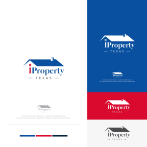 iPropertyTexas  or iProperty  words or initials | Logo Design by Alexturner