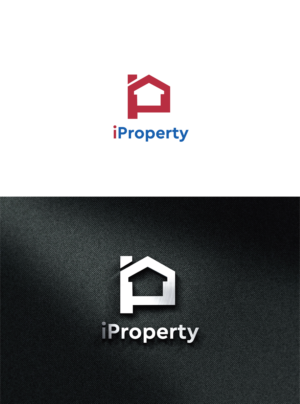 iPropertyTexas  or iProperty  words or initials | Logo Design by 68_Design