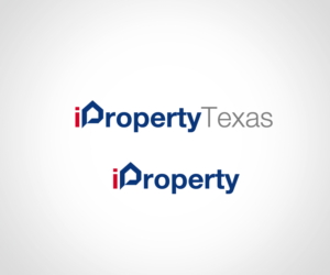 iPropertyTexas  or iProperty  words or initials | Logo Design by kevinK