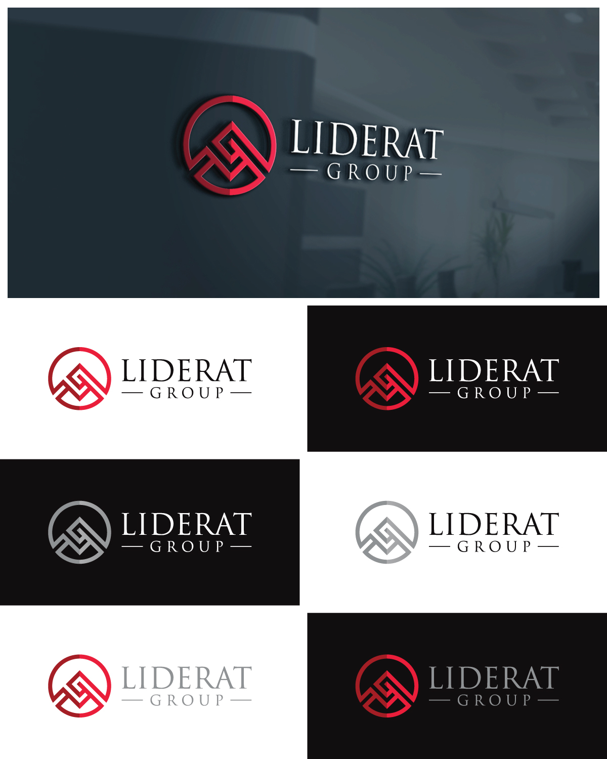 Logo Design by Md Shehidul Islam Rimon for Liderat Group | Design #25125824