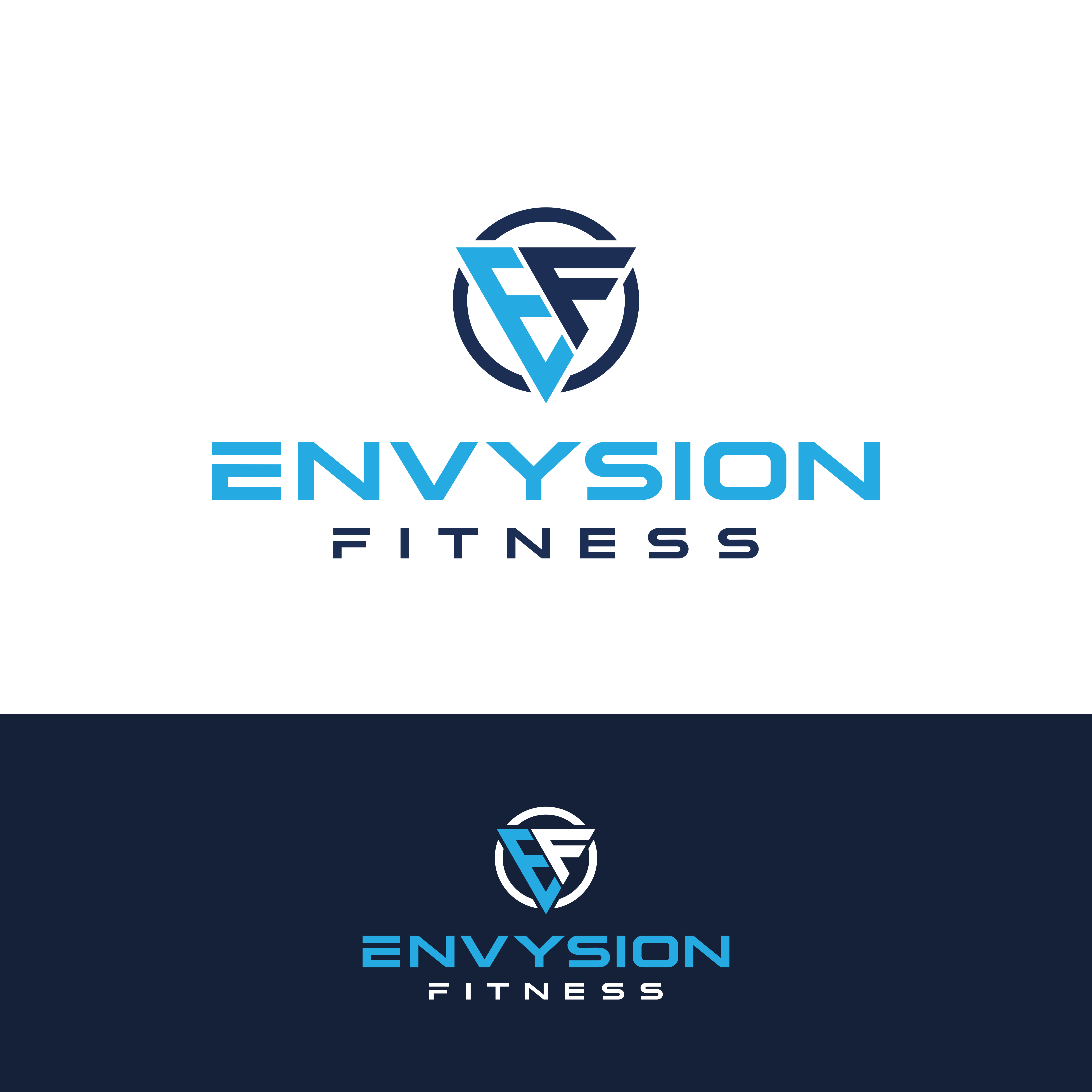 Logo Design by M Sidik Pramono for Envysion Fitness | Design #25103177