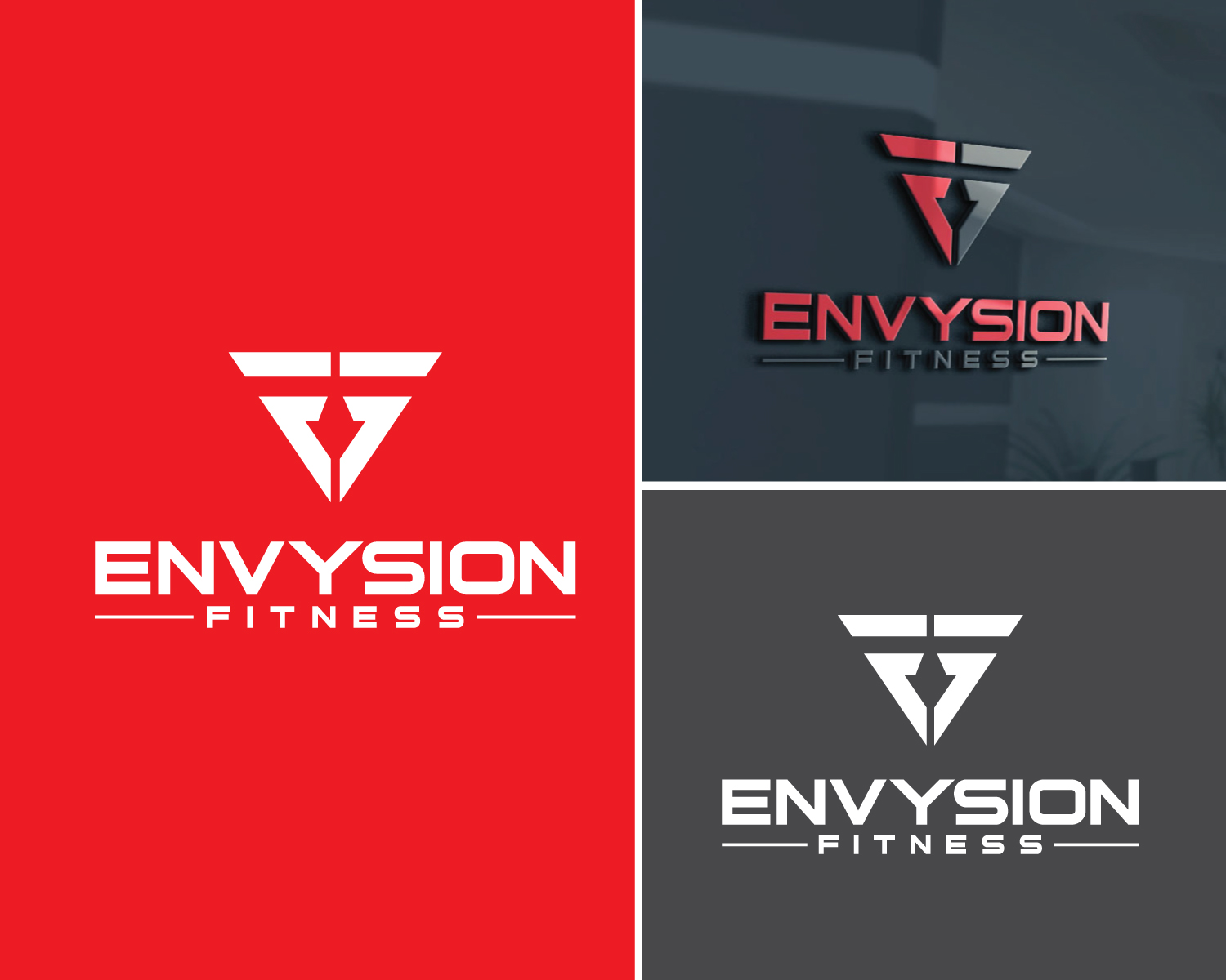 Logo Design by Atec for Envysion Fitness | Design #25113742