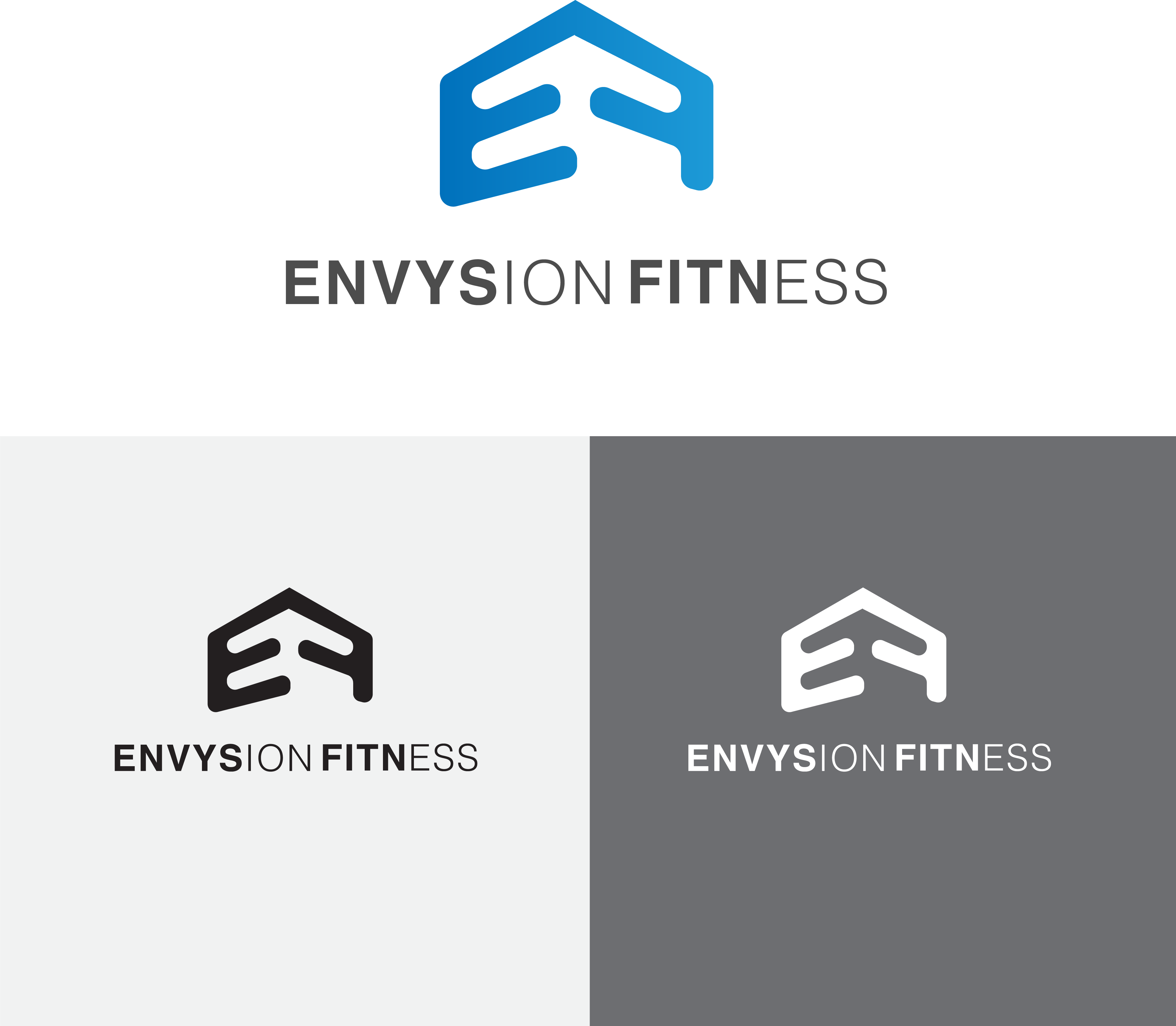 Logo Design by falsetone for Envysion Fitness | Design #25139766