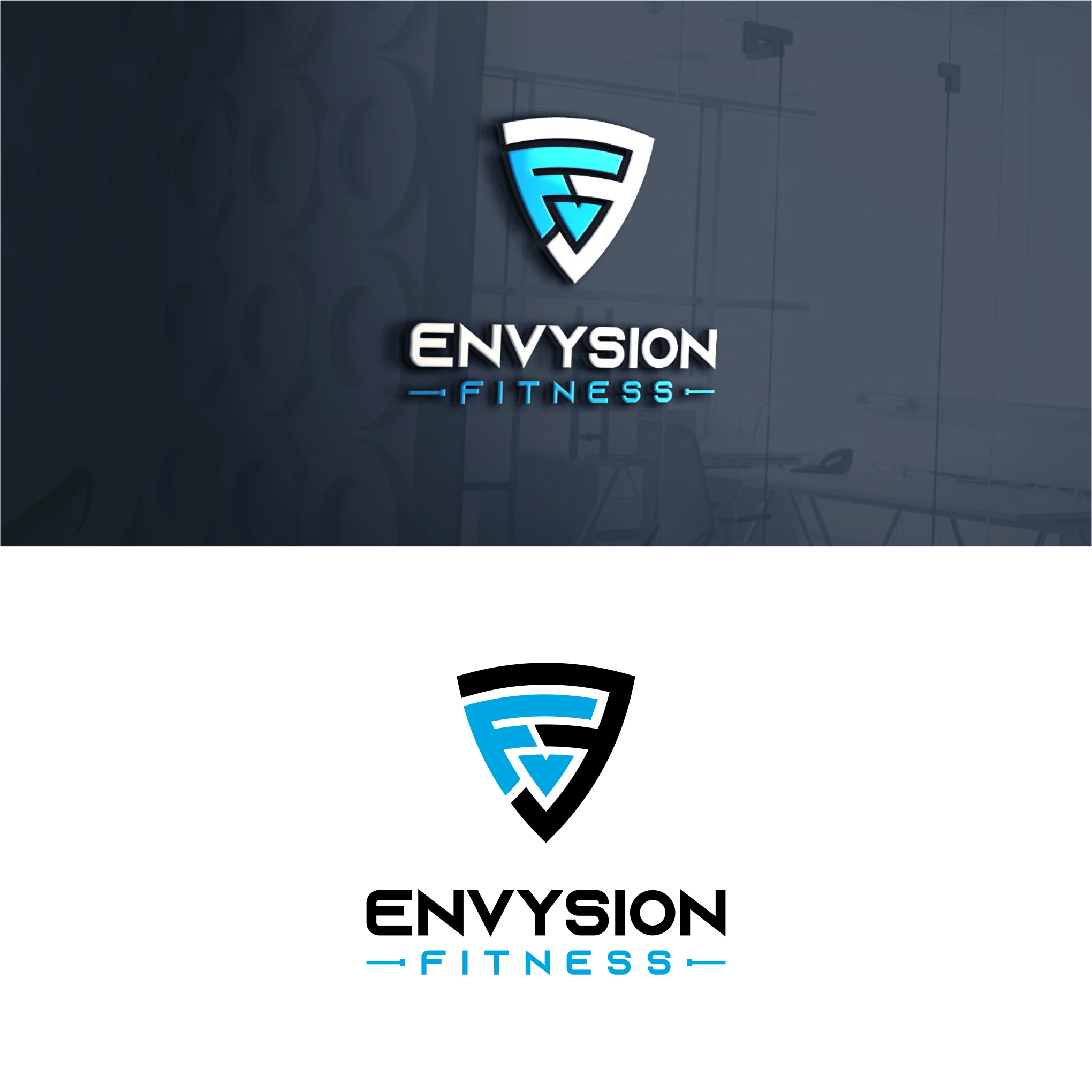 Logo Design by Rusmin Gustamin for Envysion Fitness | Design #25104635