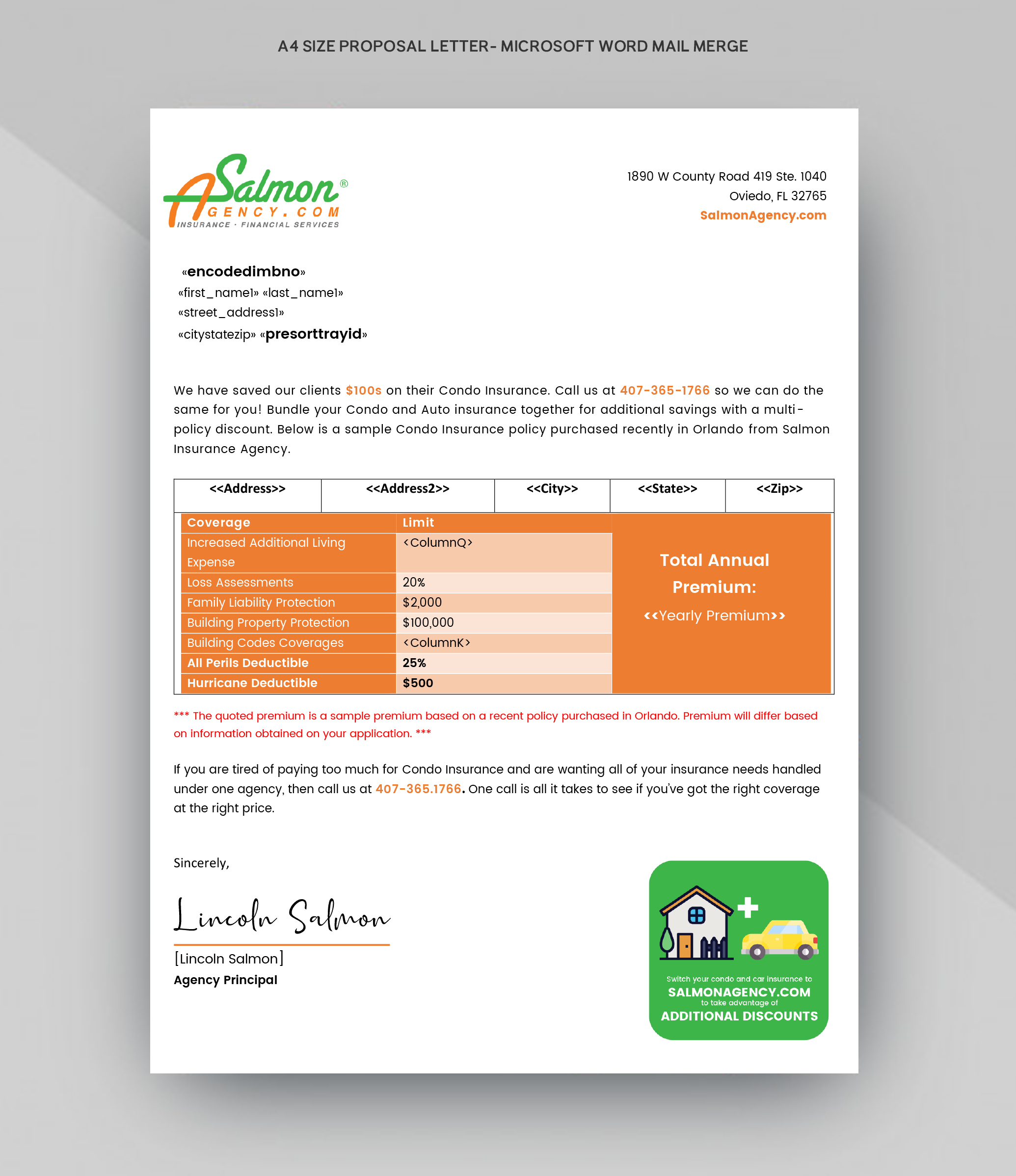 Letterhead Design by Expert Designer for Salmon Agency | Design #25099775
