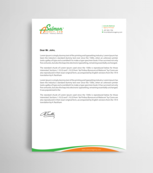 Salmon Agency Condominium mail merge  | Letterhead Design by Infinitive Technology