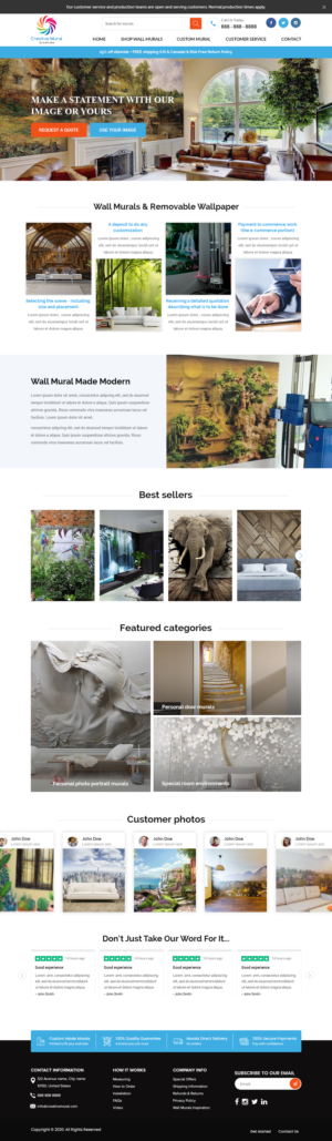 Murals digitally printed directly onto walls ( comercial or residental ) vs current methods | Web Design by Titan Eagle