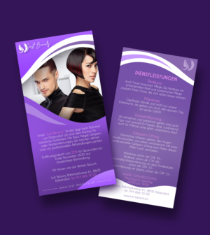 Just Beauty Opening Flyer (German Text Involved!) | Design de Flyer par digitalpolo.com
