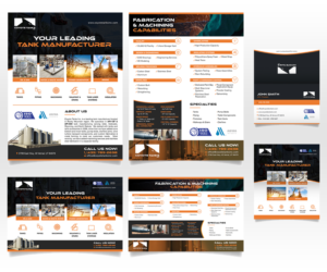 Fabrication and machining company needing printed material designs. | Flyer-Design von Luniere Designs