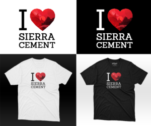 I HEART Sierra Cement | T-Shirt-Design von Luniere Designs