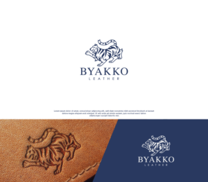 Logo Design by GBDESIGN for Byakko Leather | Design: #25103489