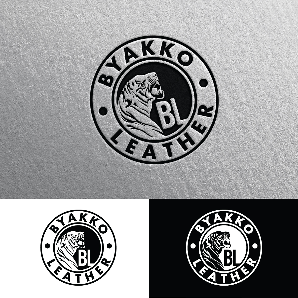 Logo Design by Rii for Byakko Leather | Design #25103003