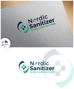 Nordic Sanitizer - "When care matters" | Diseño de Logo por Ethien