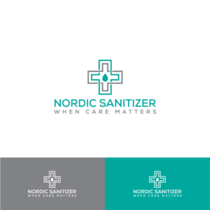 Nordic Sanitizer - "When care matters" | Diseño de Logo por b4usonai