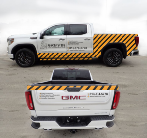 Truck Wrap for Civil Construction Company | Car Wrap Design by Fine Graphics House