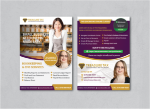 Flyer Design by alex989 for Treasure Tax, LLC | Design: #25128794