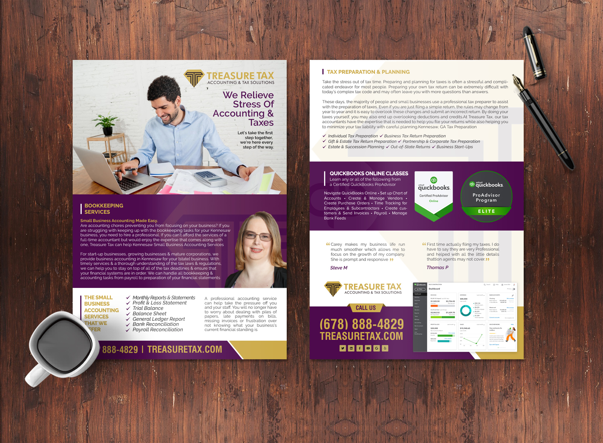 Flyer Design by chandrayaan.creative for Treasure Tax, LLC | Design #25115219