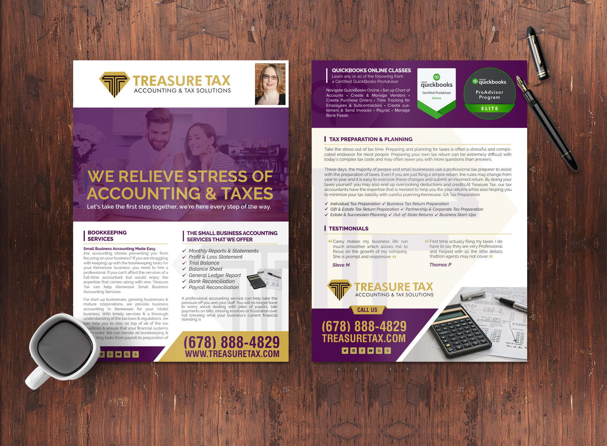 Flyer Design by chandrayaan.creative for Treasure Tax, LLC | Design #25115719