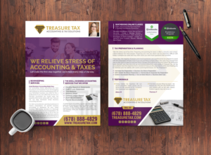 Flyer Design by chandrayaan.creative for Treasure Tax, LLC | Design: #25115719