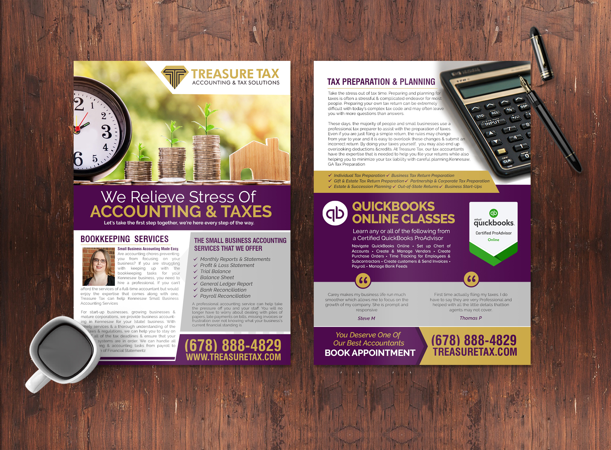 Flyer Design by chandrayaan.creative for Treasure Tax, LLC | Design #25121707