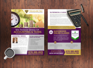 Flyer Design by chandrayaan.creative for Treasure Tax, LLC | Design: #25121707