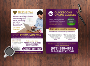 Flyer Design by chandrayaan.creative for Treasure Tax, LLC | Design: #25129728