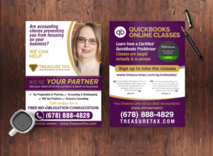 Flyer Design by chandrayaan.creative for Treasure Tax, LLC | Design: #25130113