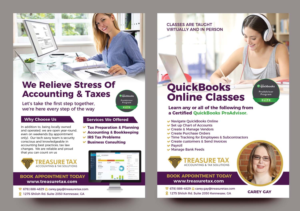 Flyer Design by rkailas for Treasure Tax, LLC | Design: #25131383