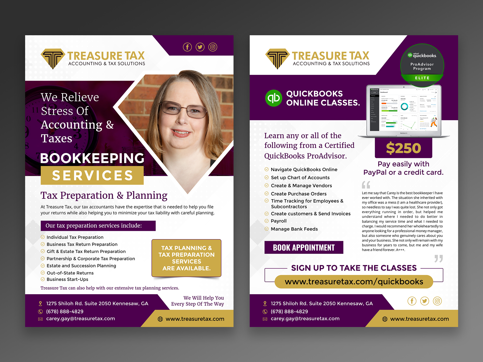 Design de Flyer par ecorokerz pour Treasure Tax, LLC | Design #25113667
