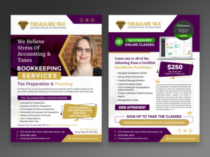 Flyer Design by ecorokerz for Treasure Tax, LLC | Design: #25151400