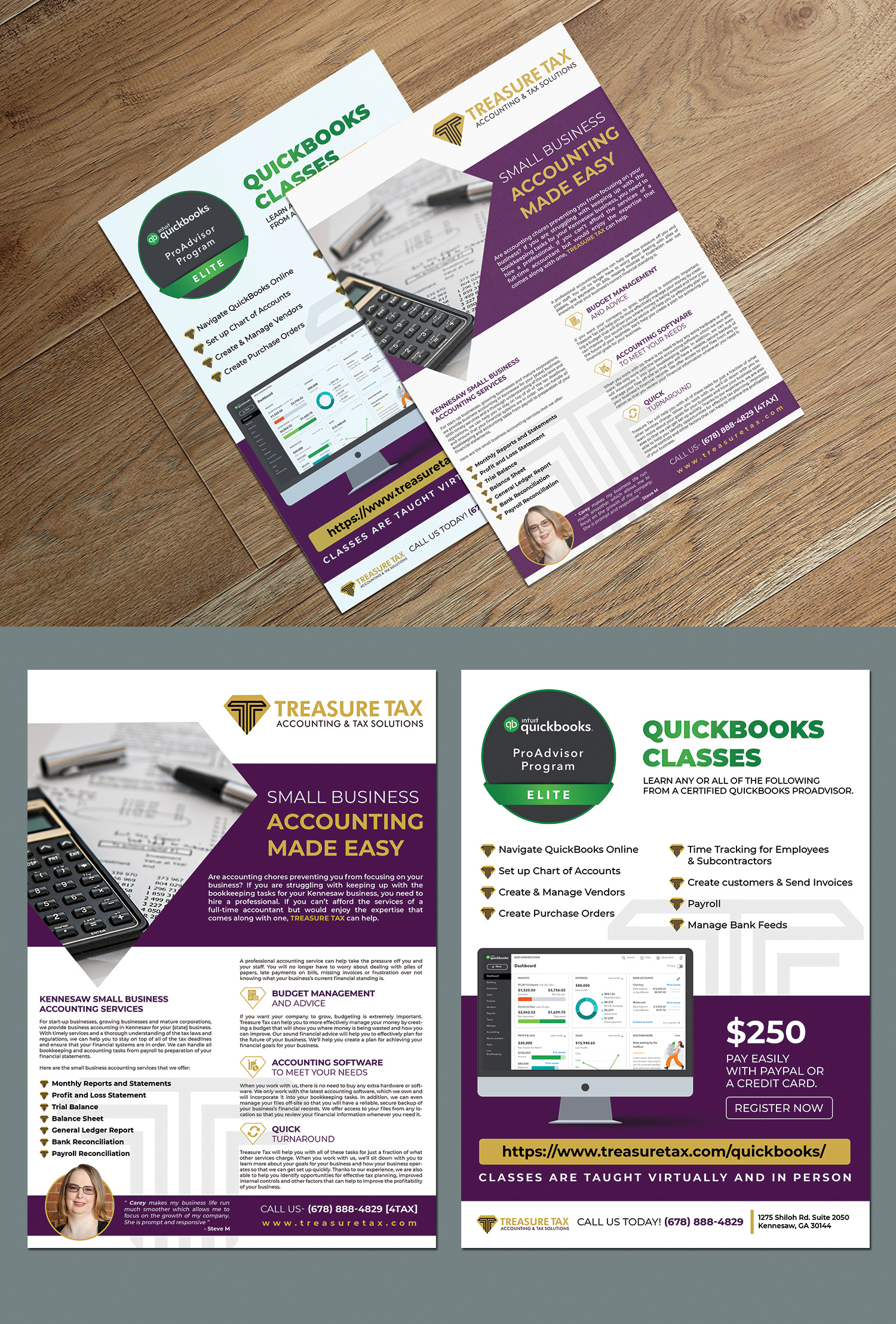 Design de Flyer par BLUE WINGS pour Treasure Tax, LLC | Design #25124867