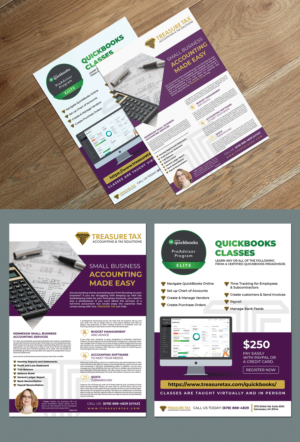 Design de Flyer par BLUE WINGS pour Treasure Tax, LLC | Design #25124867