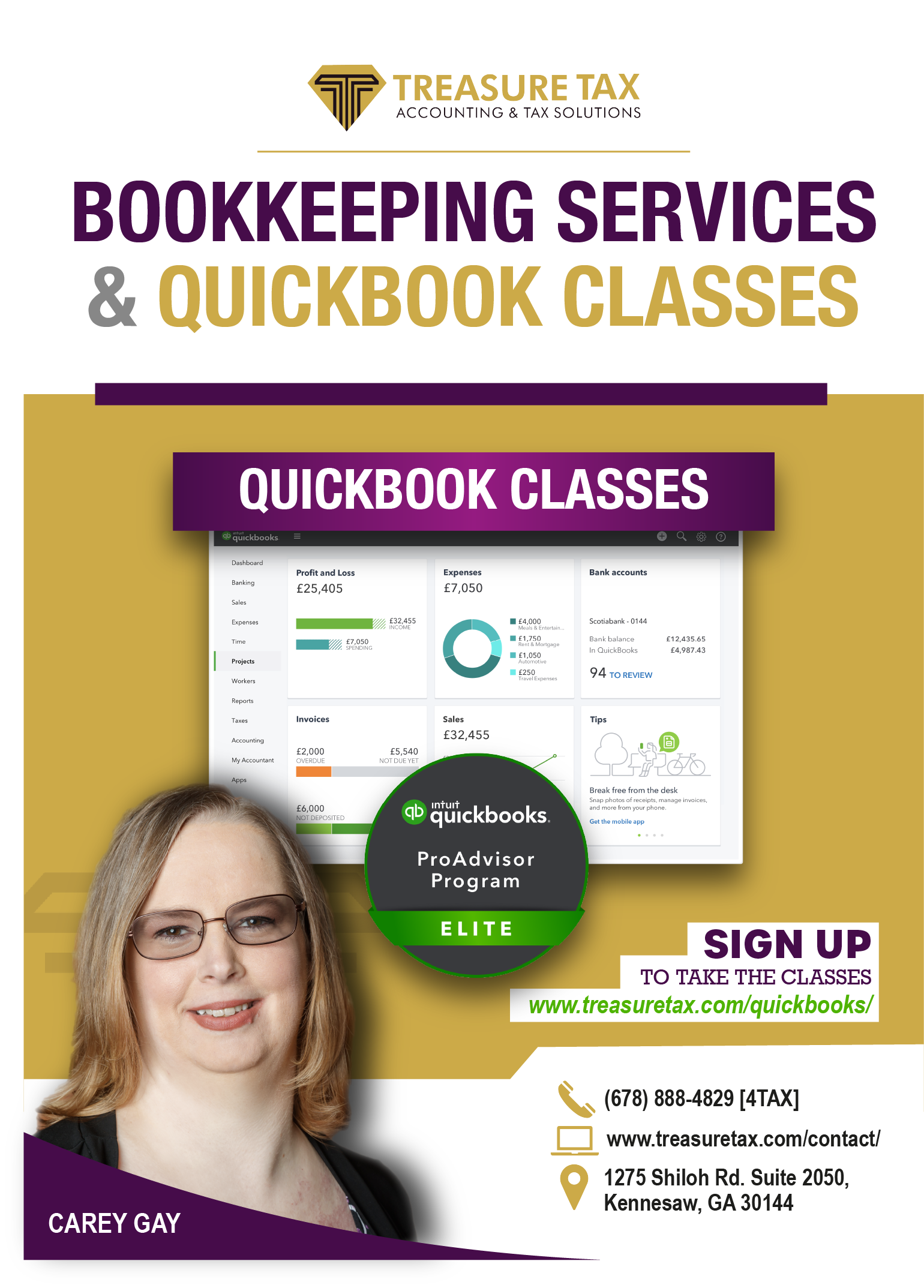 Flyer Design by MNB for Treasure Tax, LLC | Design #25131417