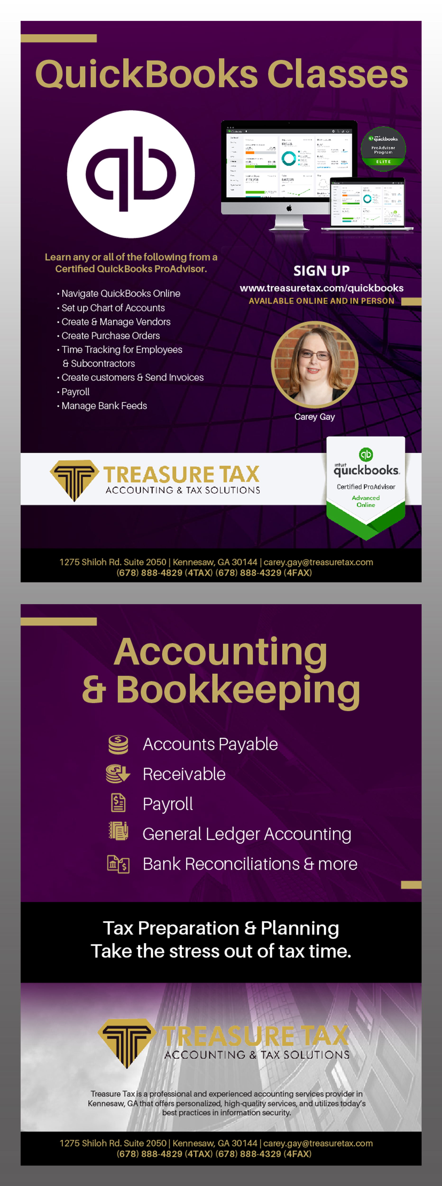 Flyer Design by CDS Creative for Treasure Tax, LLC | Design #25118070