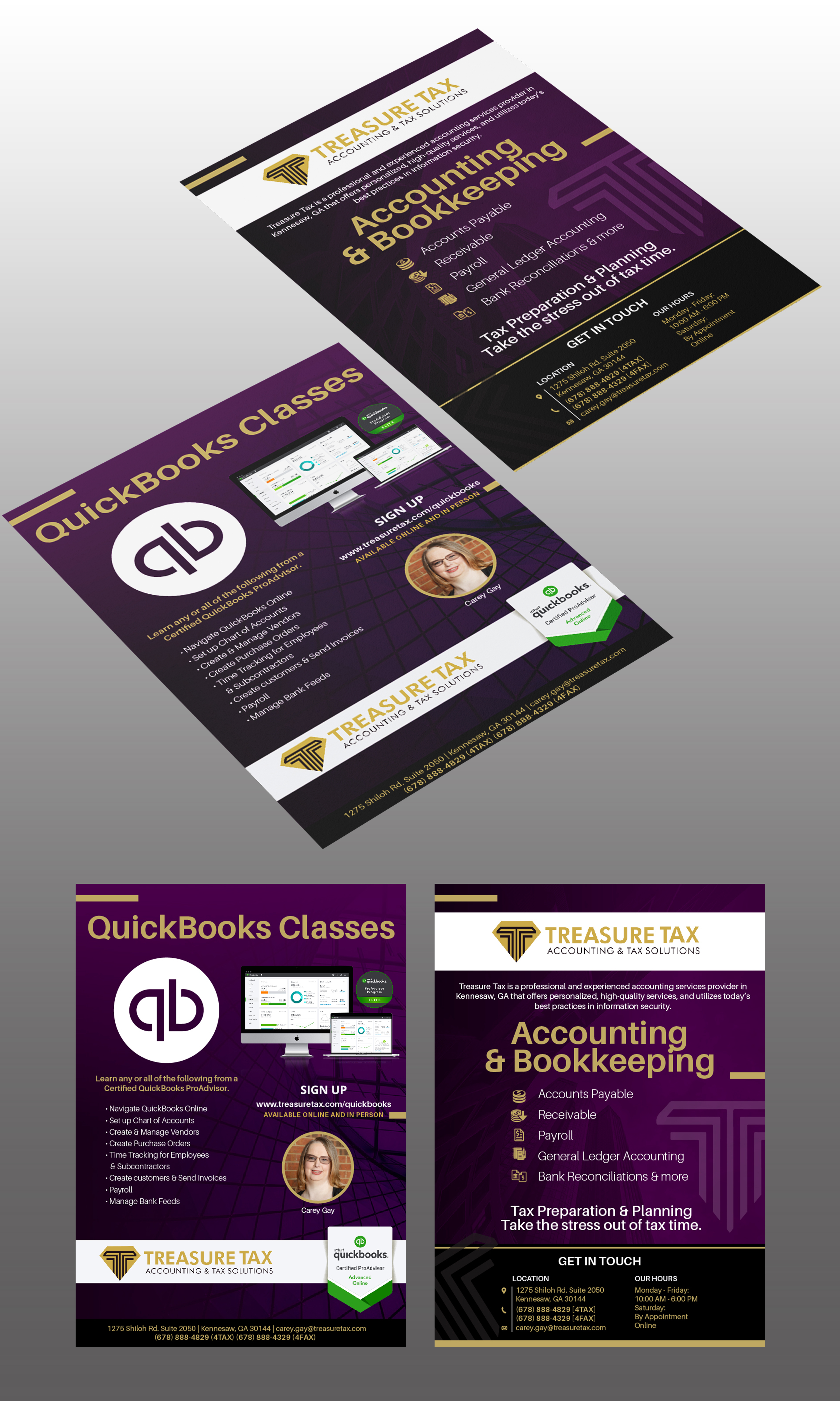 Flyer Design by CDS Creative for Treasure Tax, LLC | Design #25126648