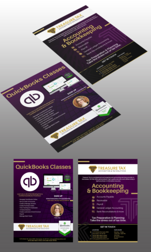Flyer Design by CDS Creative for Treasure Tax, LLC | Design: #25126648